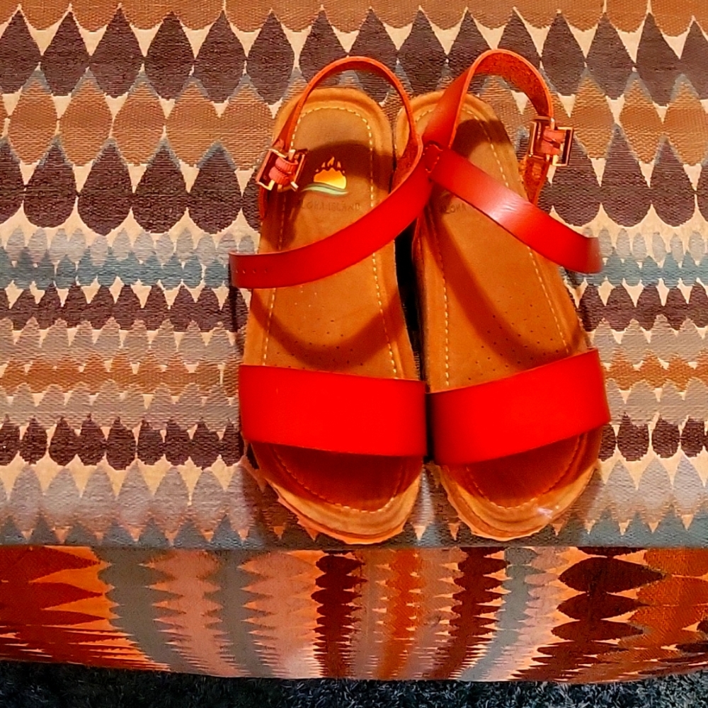 Brown sandals